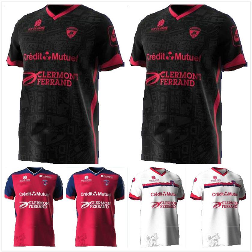 

21 22 MAILLOTS Clermont Foot 63 soccer jerseys home away third 2021 2022 bayo Dossou Allevinah Berthomier Magnin Iglesias TELL foo308D, 21/22 238