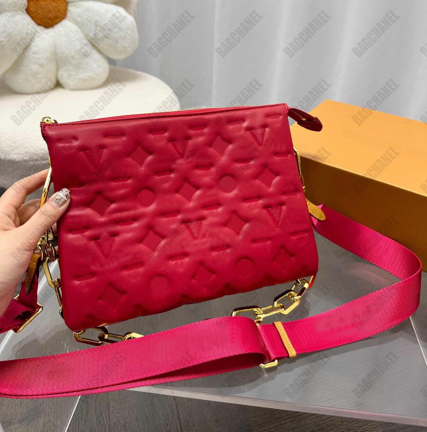 

Designer bags cross body chain luxury womens shoulder fashion with classic pattern letter handbag 5A top Walleti