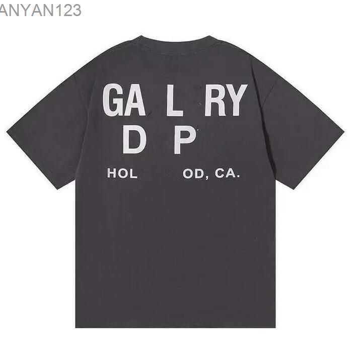 

Men's T-shirts Galleryes Depts Designer Summer Gallary Shirt Alphabet Printed Star Same Round Neck Short Sleeve T-shirt for Men and Women6cqb