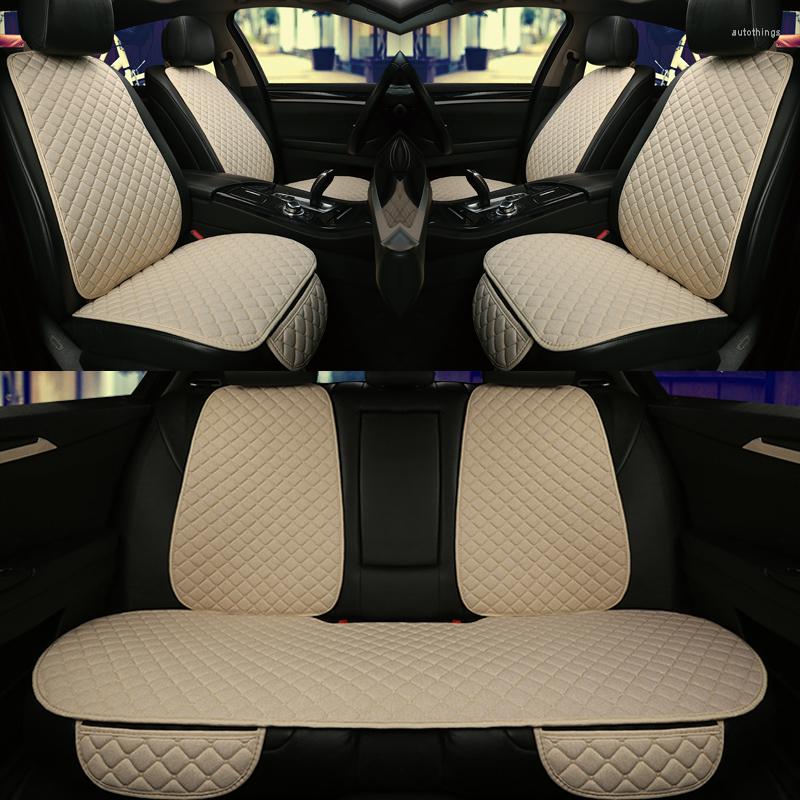 

Car Seat Covers 5 Seats Set Universal Fit Most Cars Protector With Backrest Automobile Line Cushion Pad Mat For Auto Truck