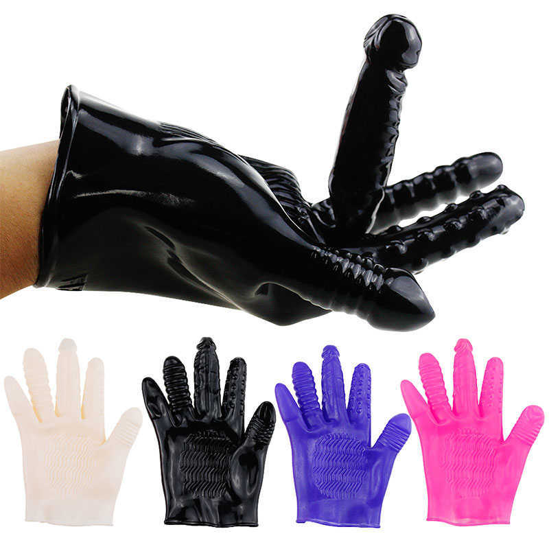 sex toy massager vibrator Bdsm G Spot Sex Gloves Adult Toys For Women Couples Vagina Anal Butt Clit Stimulate Erotic y Toy Chastity Accessories-image-844921988