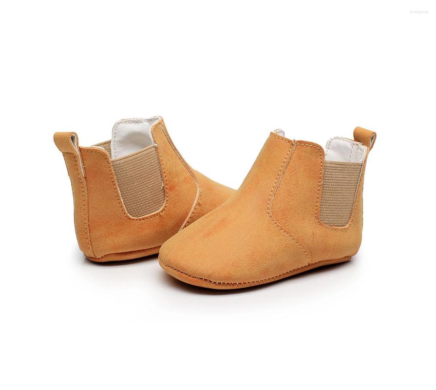 

First Walkers Lovely Baby Boots Cute Moccasins Handmade Infants Fashion Boot 9 Colors Girl Shoes Boy, Gray