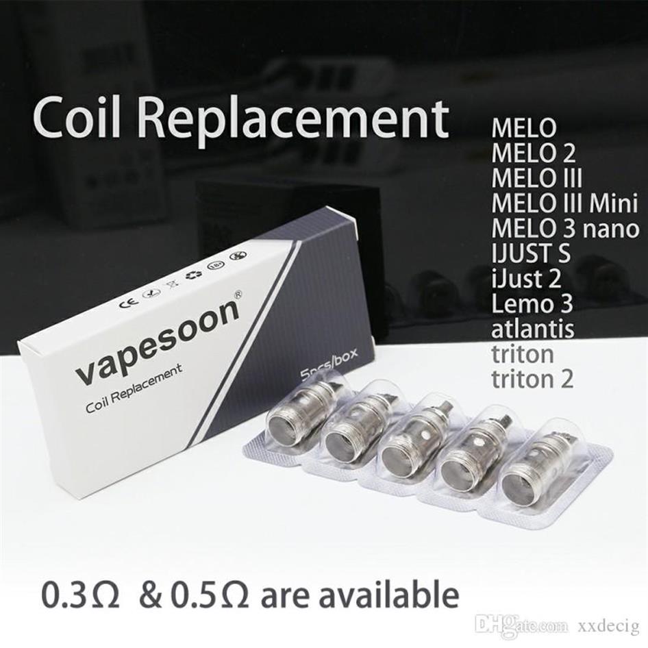 

20pcs replacement atomizer coil EC coil 0 3ohm 0 5ohm for i just s i just 2 melo 3 mleo 3 mini atomizer255j