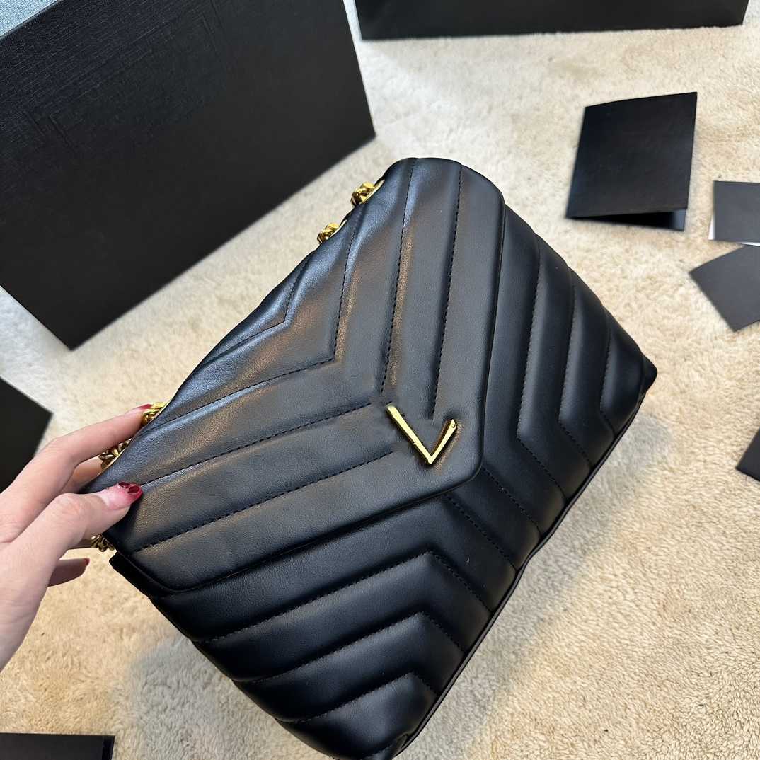 

Luxury Brand Designer Bags Handbag Shoulder Crossbody Bag Tote New Fashion Texture shoulder strap Multifunctional portable Messenger Packet Factory Direct Sale, Black