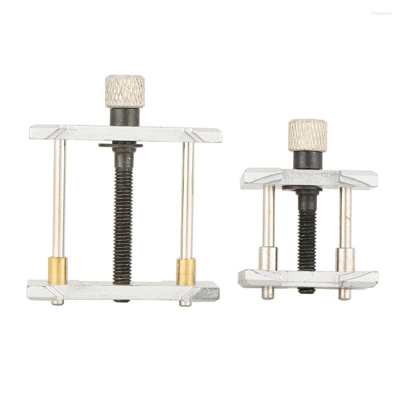 

Watch Repair Kits 2pcs 2 In 1Metal Movement Holder Fixed Base Remover Multi Function Vice Clamp Tool Accessory For Watchmakers