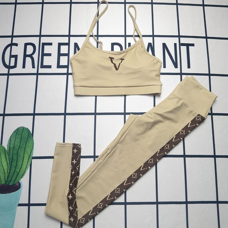 

Padded Up Vest Pant Swimsuits Women Swimwear Fashion Letters Bikini Set Bathing Suit Girls Two Piece Beachwear Vest Pants