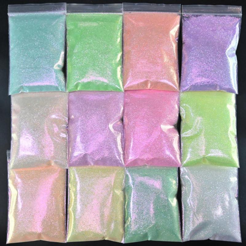 

Nail Glitter 50g Shining Sugar Candy Powder 12colors Coating Effect Pigment Chrome Dust DIY Decoration