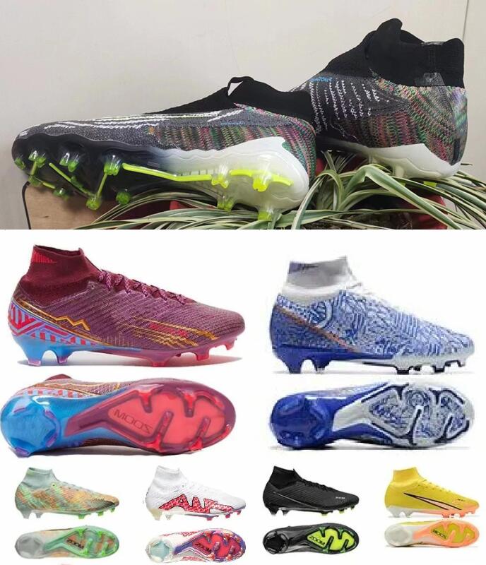 

Soccer Shoes Football Boot White Bonded Barely Green Mbappe Pack Cleat Limited Edition Cleats Zooms Mercurial Superfly Phantom GX Elite FG Cristiano Ronaldo, Superfly 9 -1