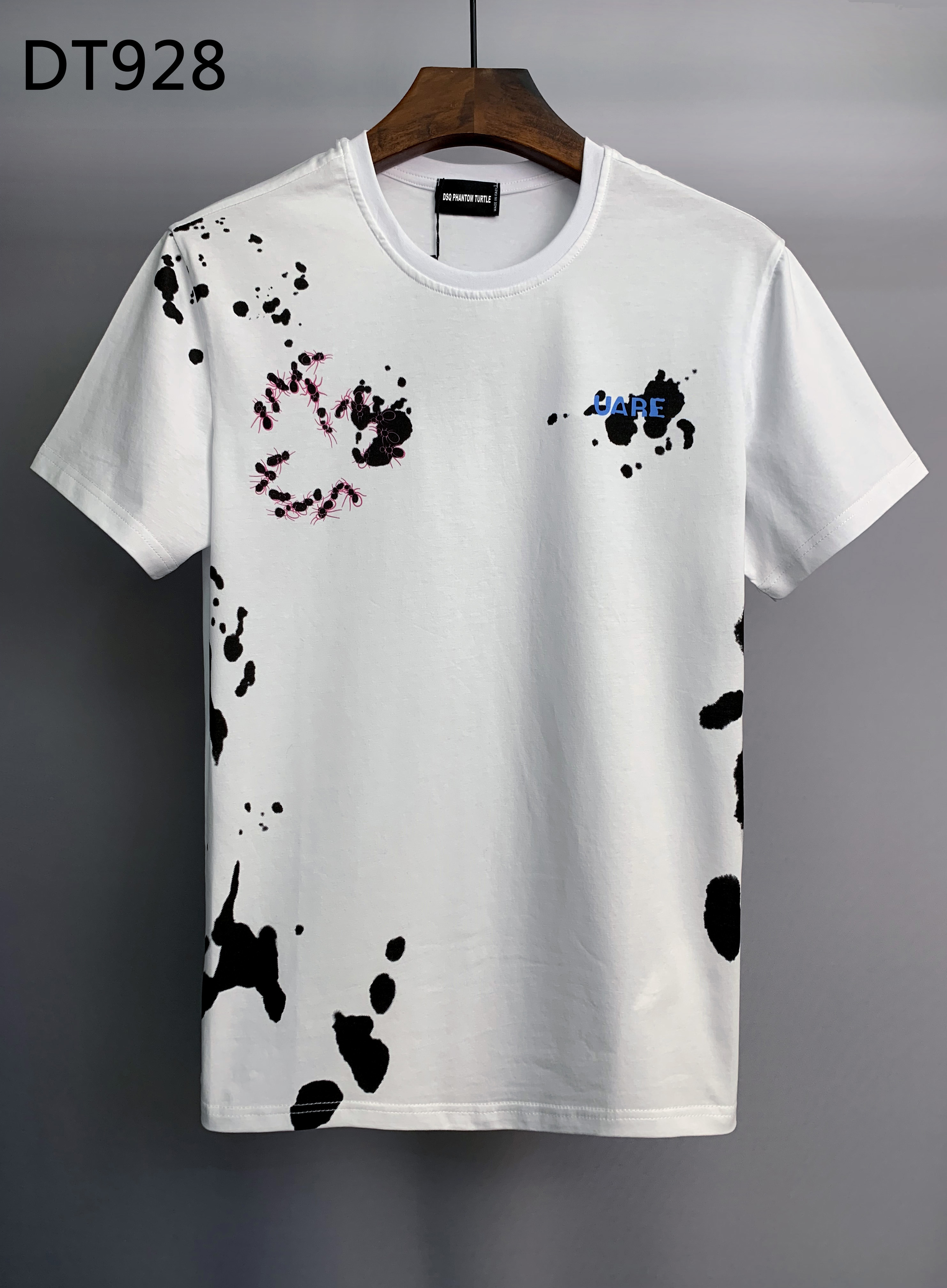 

DSQ PHANTOM TURTLE Men's T-Shirts 2023 New Mens Designer T shirt Italy fashion Tshirts Summer T-shirt Male Soft and Comfortable 100% Cotton Tops 60913, White
