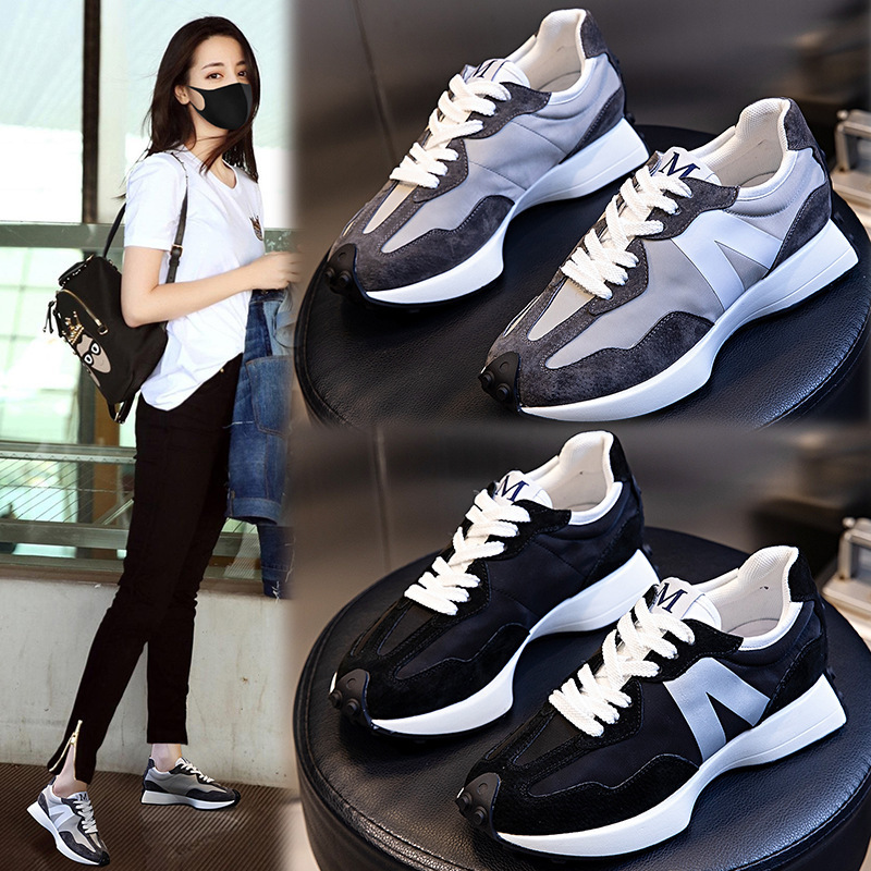 

Dress Shoes Women Sneakers Women's Fashion Breathable Platform Thick Bottom Female Casual Black Grey Up Vulcanized Drop 230227, Gray