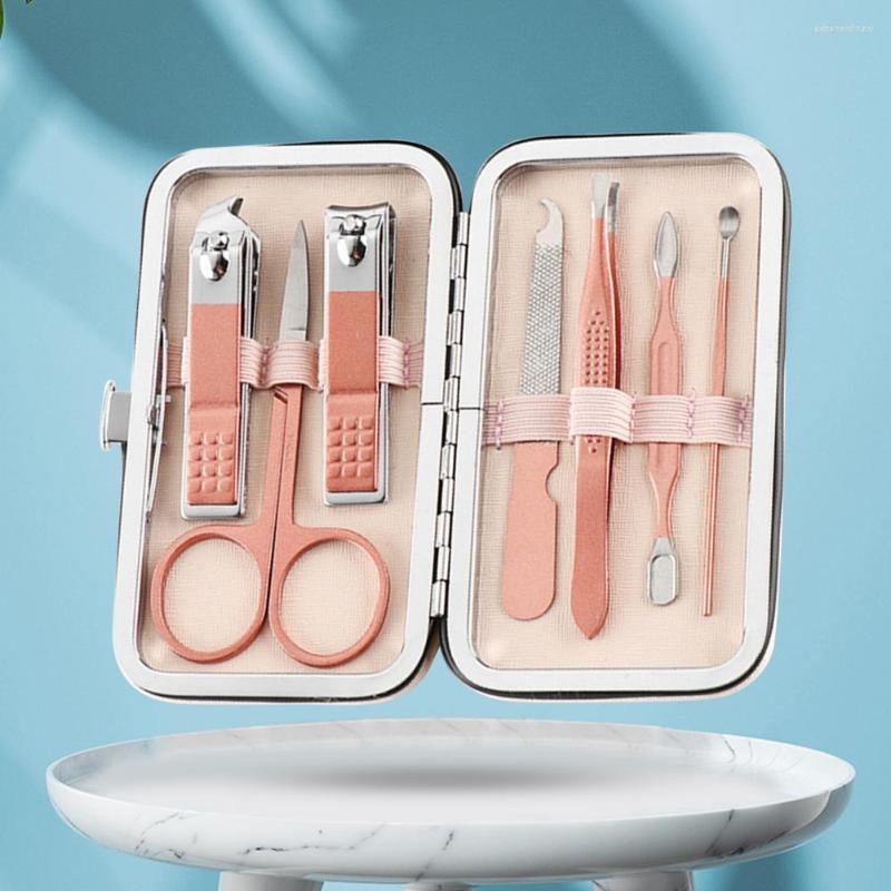 

Nail Art Kits 1 Set Safe Manicure Cutters Rose Gold Color Long Lifespan Stainless Steel Hand Care Scissors Tool