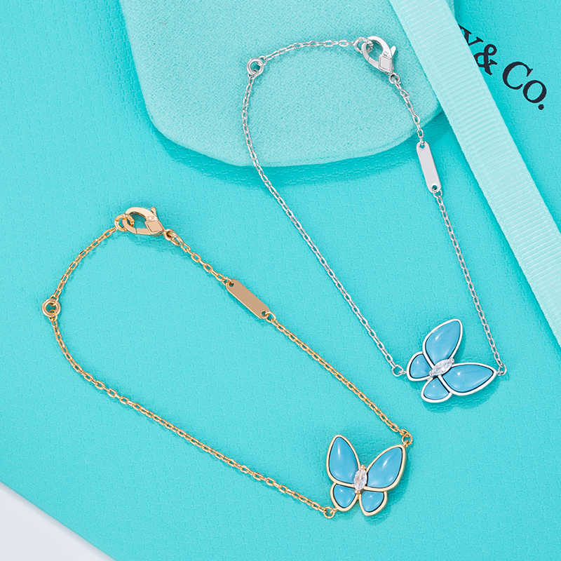 

Charm Bracelets 925 sterling silver insect Charm Butterfly retro sweet pop lively rose gold pendant for women DIY bracelet jewelry L230227
