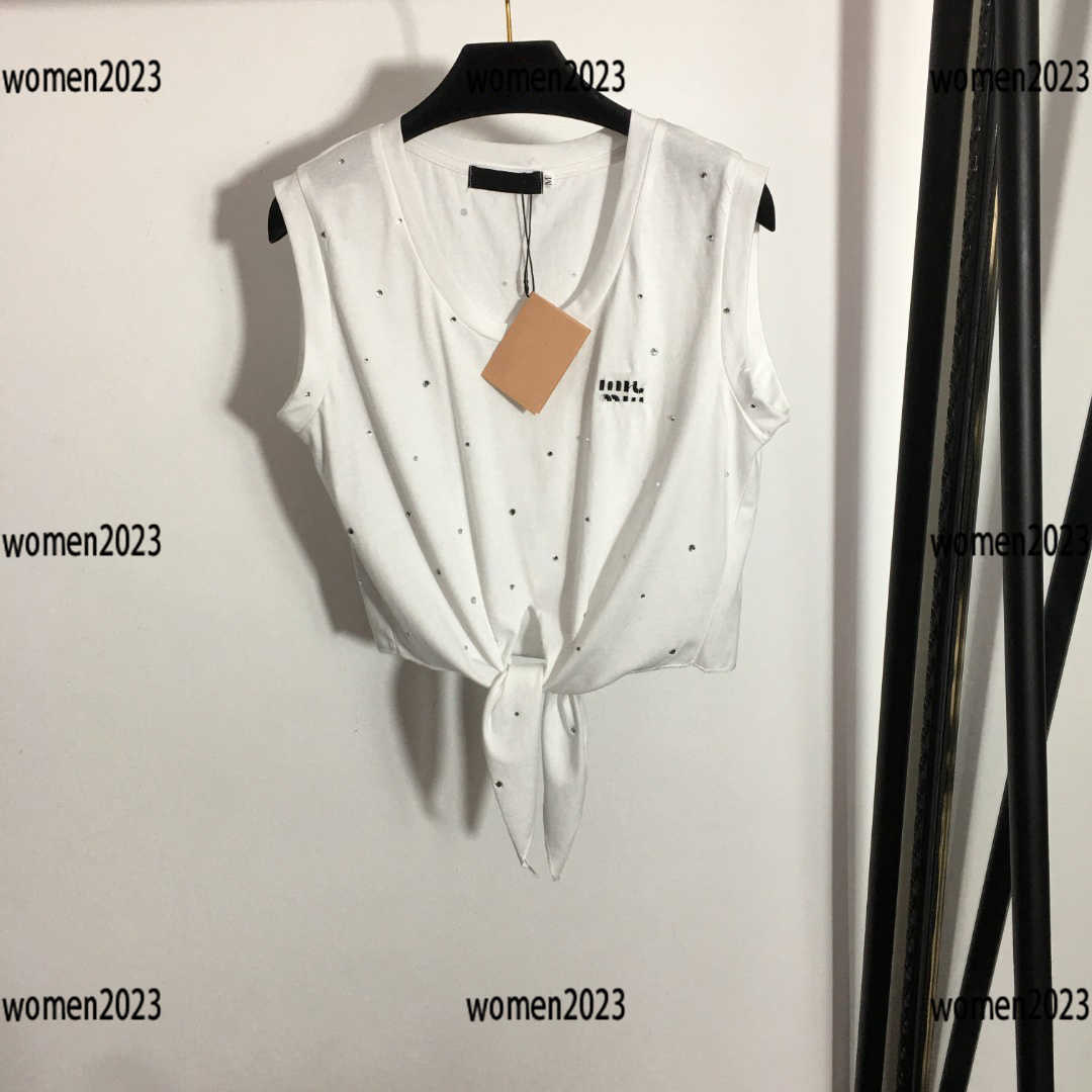 

woman T-shirt lady short sleeve female tops summer Full of diamonds Embroidered letter products Size -L Stylish New Arrivals Feb24, White