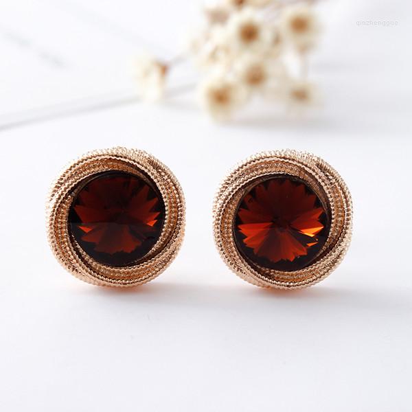 

Backs Earrings Factory Retail Shop Selling Wedding Ear Clip Modern Women Jewelry Colored Glass