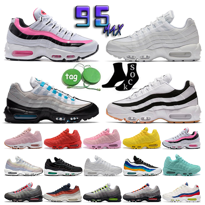

New Style 95 95s og running shoes Mens Womens trainers sneakers New Style of Silver white red Yellow and Black EUR 36-46, 31