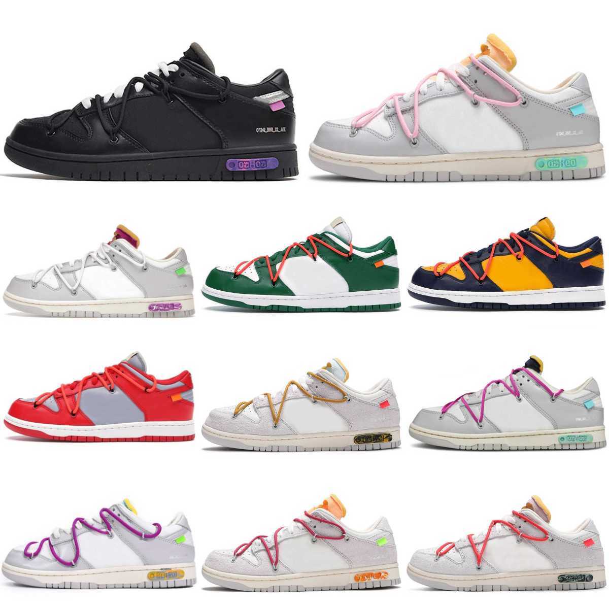 

Designers Dunksb Casual Shoes SBdunk Dear Summer Lot 1 05 Of 50 SB Dunks Low White OW Collection Red Pine Orange Green The 50 TS Trainer Chunky UNC Mens Women Sneakers S91, 40 36-45