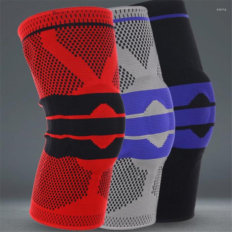 

Motorcycle Armor 1 Piece Silicone Knee Pads Strap Braces For Arthritis Joints Support Meniscus Compression Protection Sport