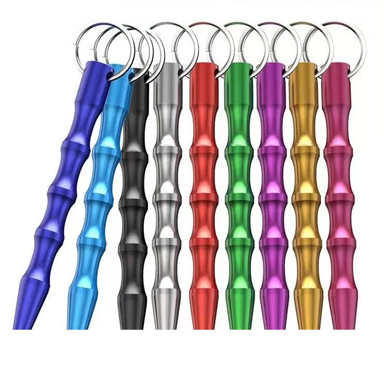 

Party Gifts Aluminum Alloy Stick Car Key Chain Pendant Keychain Outdoor Broken Window Nail