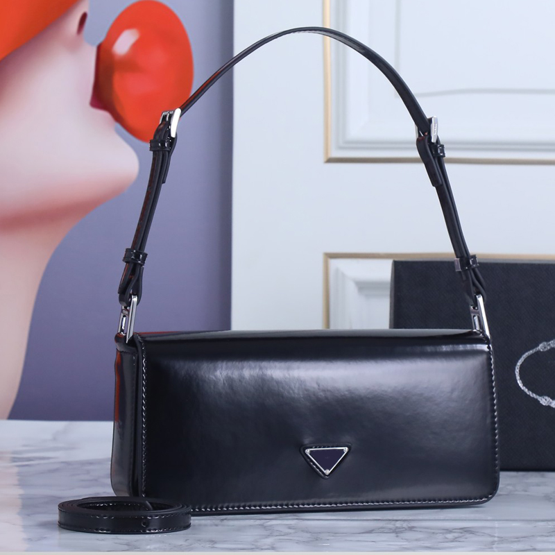 

Hobo Shoulder Bag Handbags Fashion Women Square Flap Crossbody Bags Cowhide Silver Hardware Metal Triangle Adjustable Handle Cell Phone Purse Removable Strap, Black