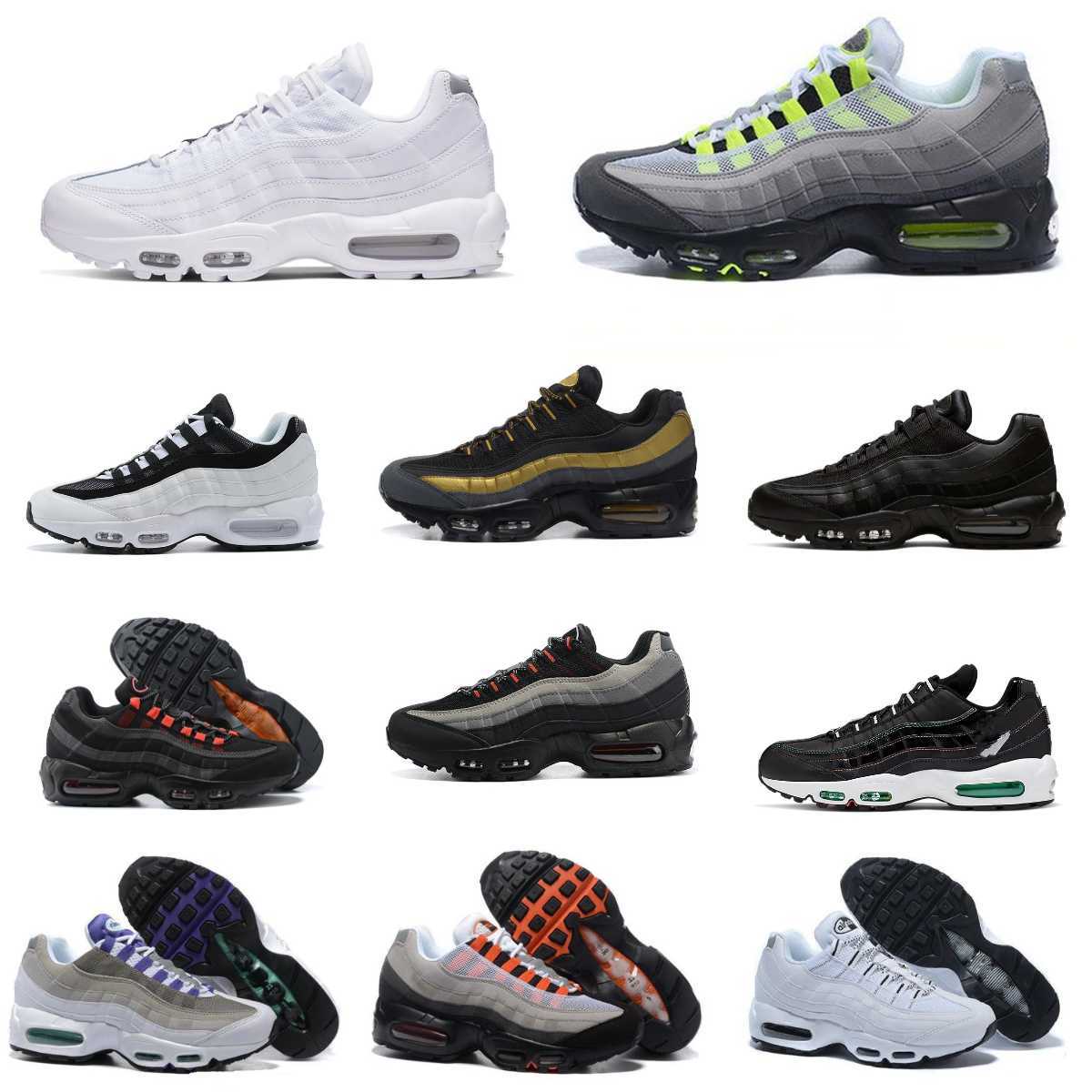 

2023 Top Quality Mens Running Shoes 95 Yin Yang OG Airs Solar Triple Black White Worldwide Seahawks Particle Grey Neon Laser Fuchsia Red Greedy 3.0 Sports Sneakers S16, Please contact us