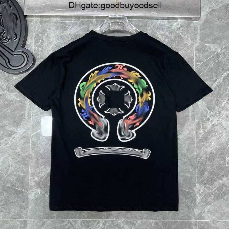 

Luxury Classic Men's t Shirt Ch Brand Tops Heart Tees Men Women Sanskrit Letter Chromes Short Sleeve Horseshoe Couple T-shirts Designer 5XH9