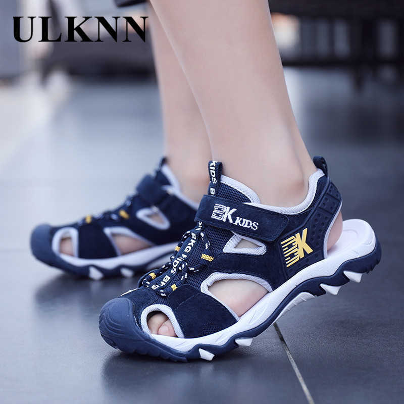 

Sandals ULKNN BOY'S Closedtoe Sandals Summer 8 Antislip SoftSole Young STUDENT'S Sandals Boy 9 Big Boy 12YearOld Z0225, 7350 dark blue