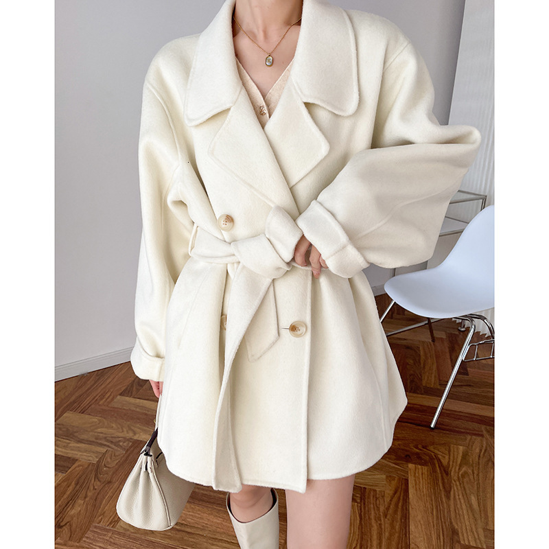 

Women's Wool Blends LGR ALL SEASON WOMEN SEXY COAT 230227, 35cm