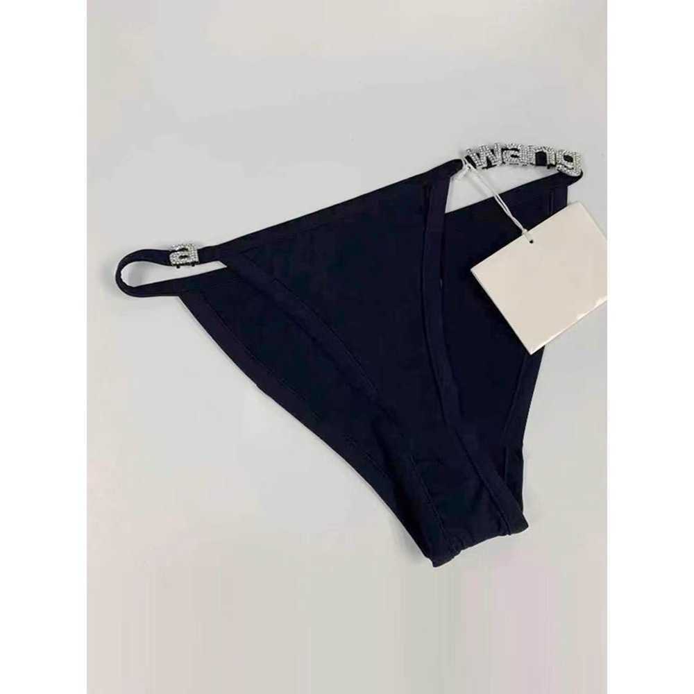 

Designer bikini swimsuit Top wonmen designer Aw dawangjia 2023 spring and summer new crystal letter decorative wang bikini rimless underwear swimsuit set86, Black