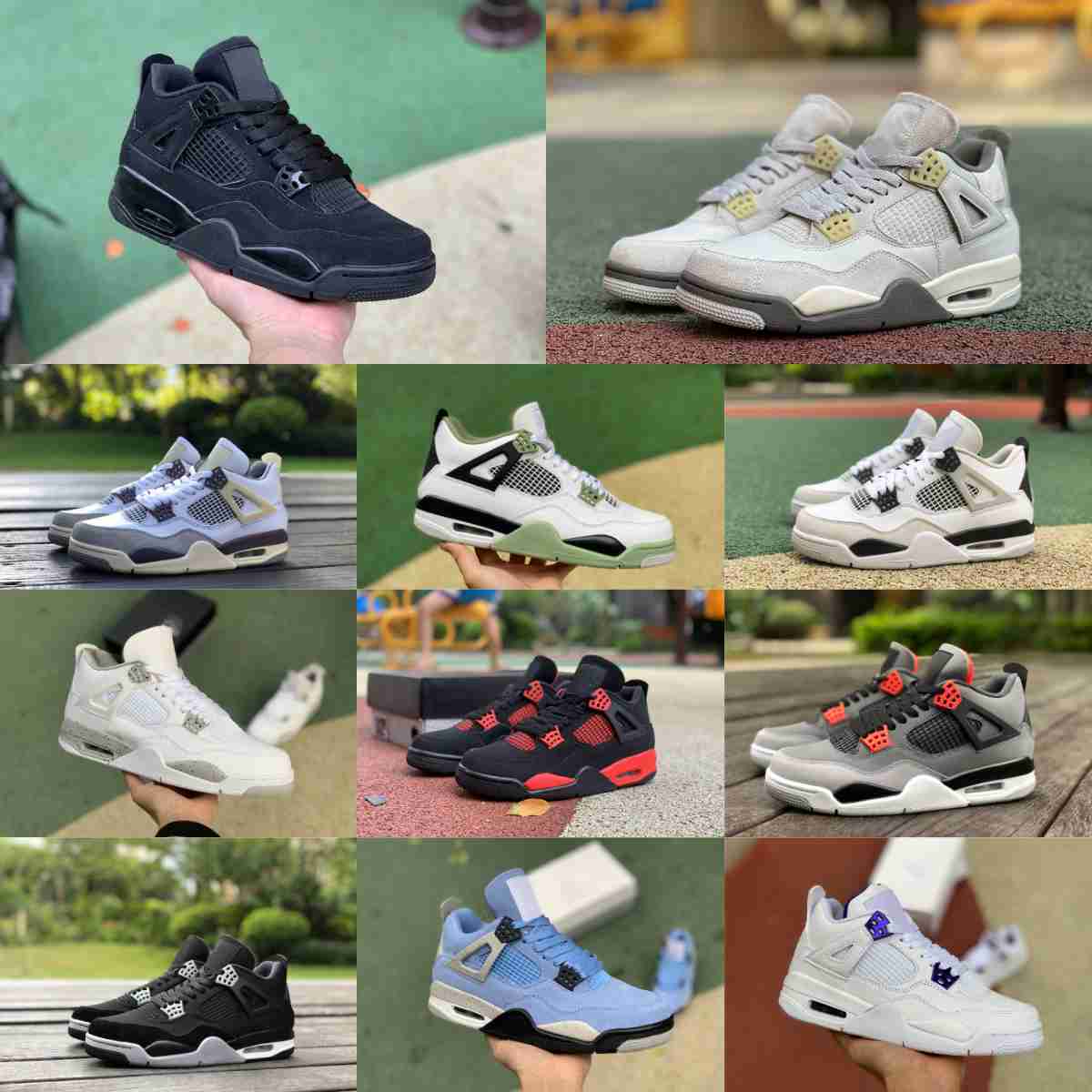 

Jumpman Seafoam 4 4s Basketball Shoes Mens Women Craft Photon Dust Military Black Cat Cream Sail White Violet Ore Zen Master Rasta Shimmer Bred Trainer Sneakers, Please contact us