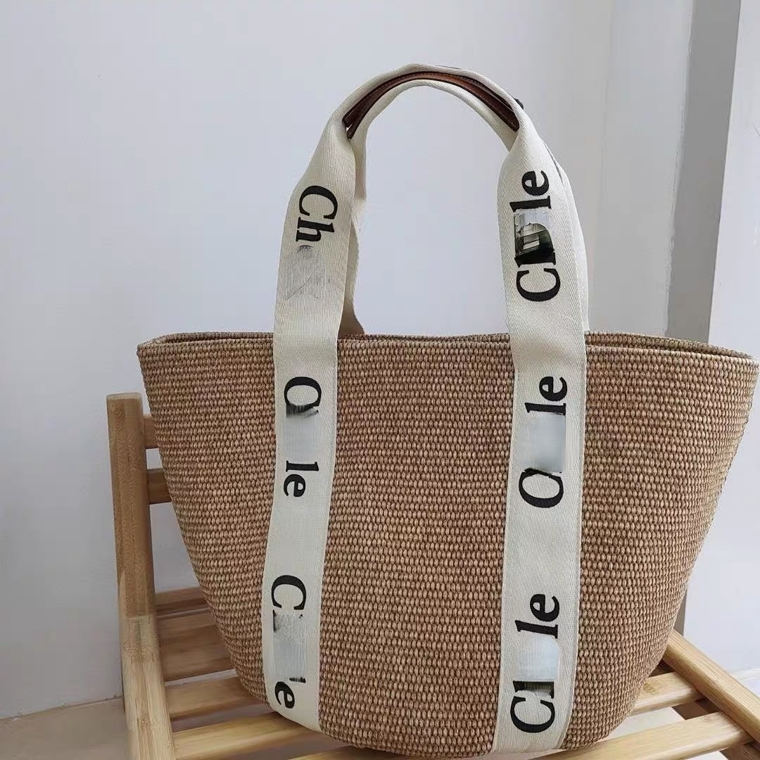 

Holiday Wind Grass Woven Tote Evening Bags 2023 New Summer Large Capacity Leisure Woven Portable Bag Female, Aspic