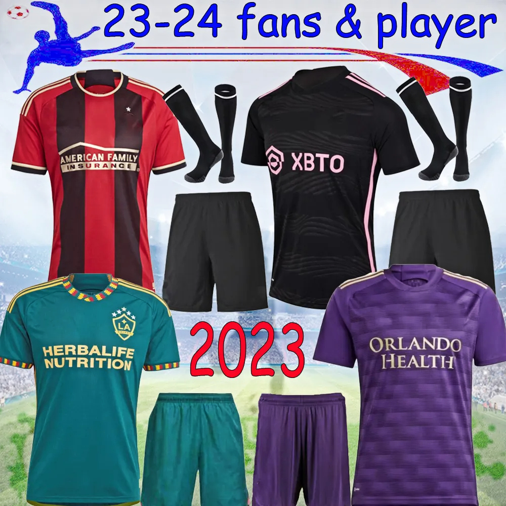 

23 24 MLS FC soccer jerseys Atlanta UNITED MARTINEZ away Miami 2023 LAFC LA Vela Galaxy CHICHARITO charlotte men kids kit football player shirt, 23-24 orlando kit