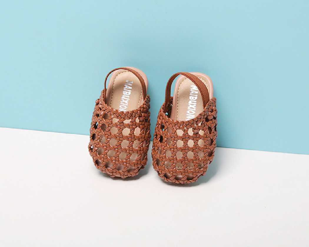 

Sandals Summer Children Sandals Baby Girls Toddler Soft Cross Nonslip Princess Toddler Infant Shoes Outdoor Kids Beach Shoes for Girls Z0225, Beige