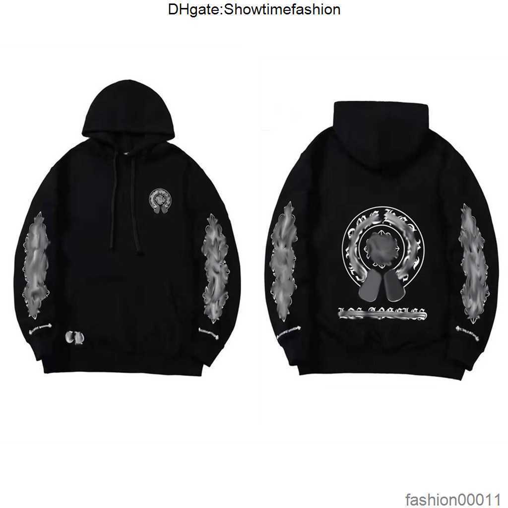 

Classic Fashion Luxury Mens Zipper Ch Hoodies Designer Horseshoe Sanskrit Cross Print Pullover Hooded Tops Coat Jacket Sweatshirts X1QN, 21