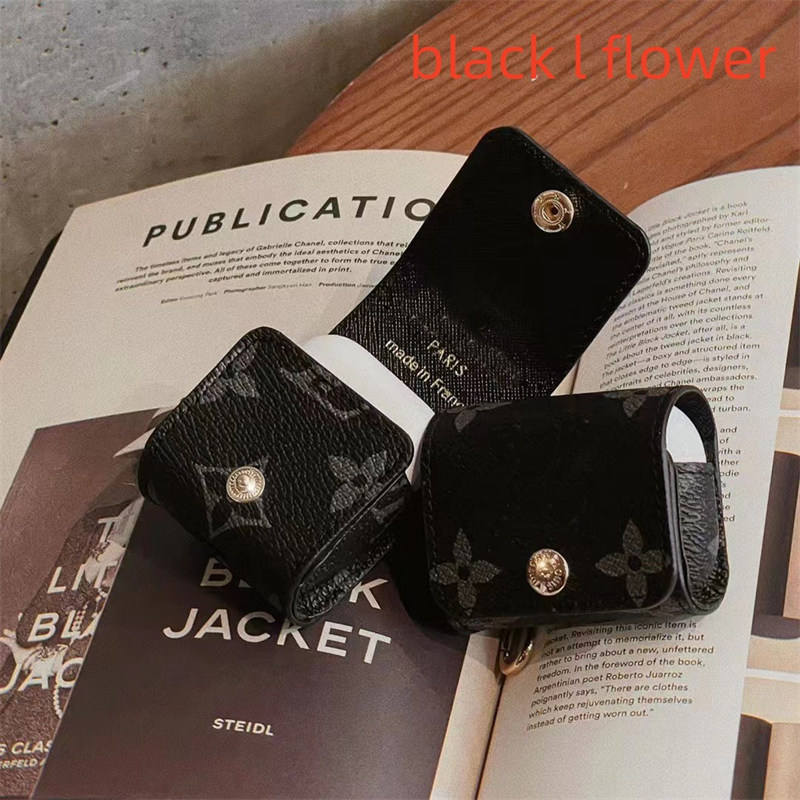 

Fashion Classic Styles Designer Luxury Leather case For Airpods Pro Airpods 3 Cases Protective Cover Hook Clasp Anti Fashion Earphone Case for airpods 1 2 Case 8676