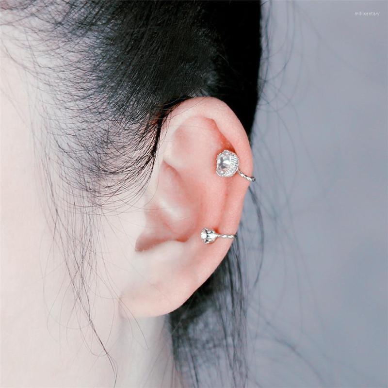 

Backs Earrings Trendy Women Ear Clip Girls Dinner Party Crystal Earring Jewelry Accessories Gift