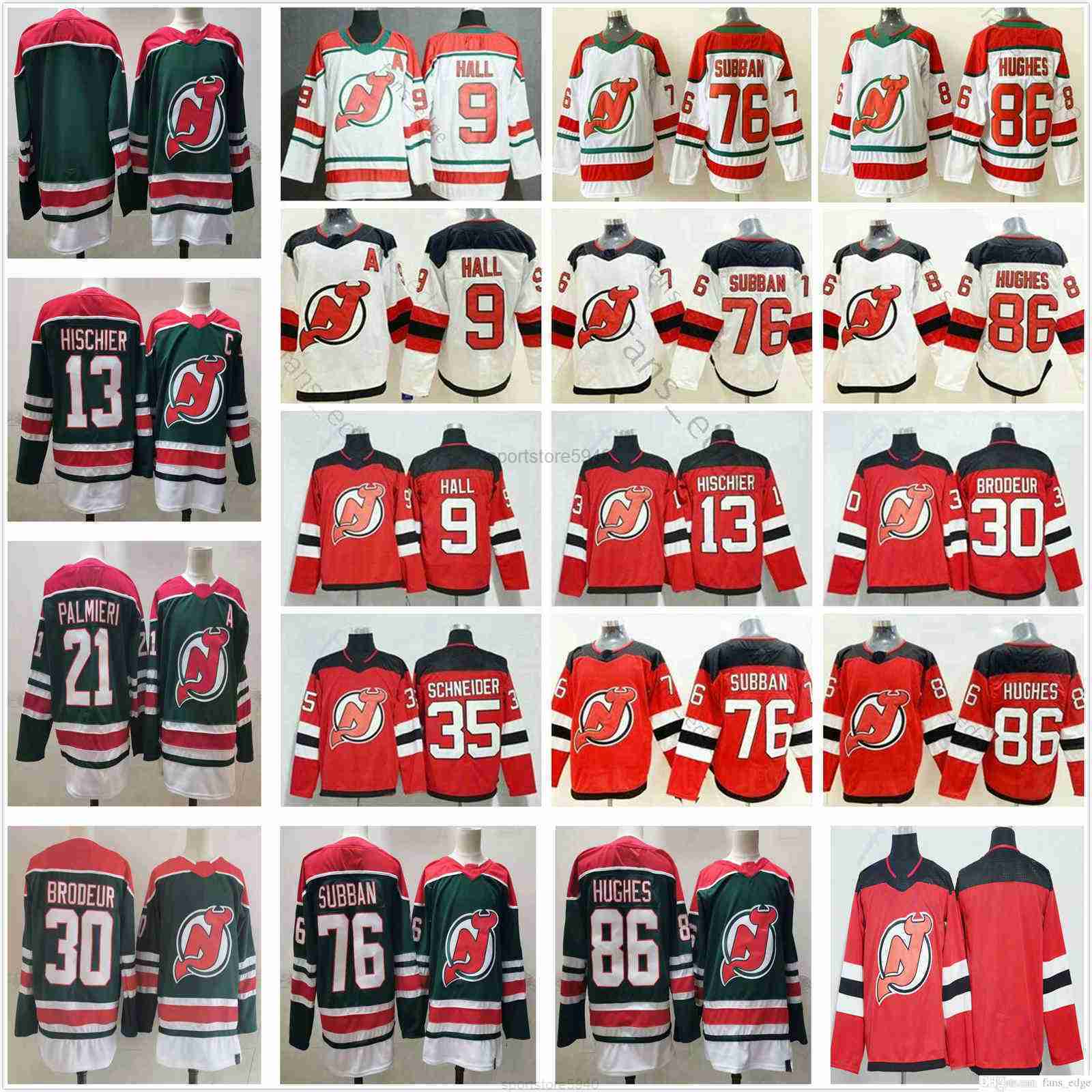 

Hot Jersey 2021 Reverse Retro New''Nhl''Jersey Devils 86 Jack Hughes 76 PK Subban 35 Cory Schneider 13 Nico Hischier 9 Taylor Hall 21 Kyle Palmieri Cheep, White