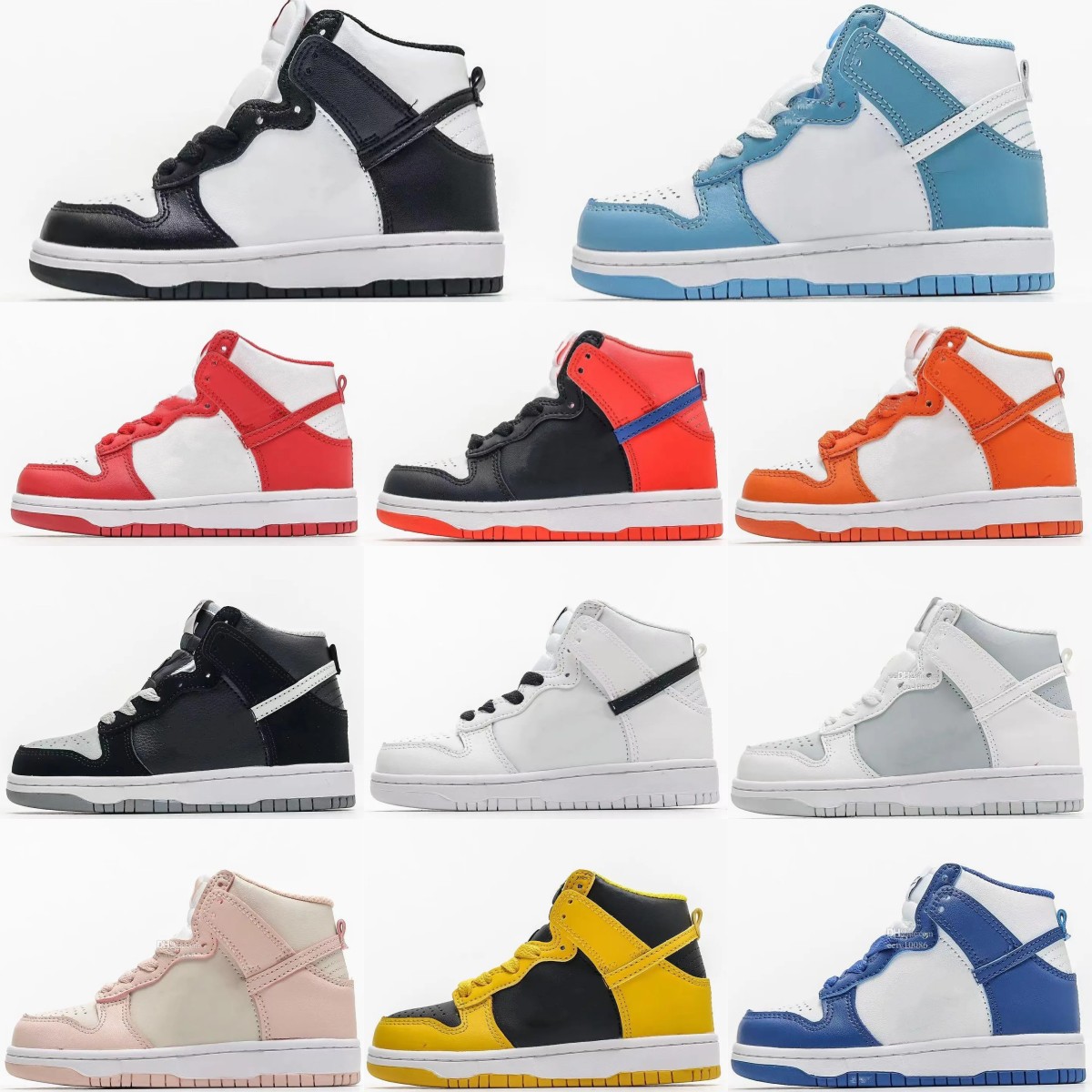 

kids shoes toddler sb high dunks shoe designer sneakers baby trainers retro black dunke kid youth infants Dead Bears enfant boy girl chXzDX#, No box