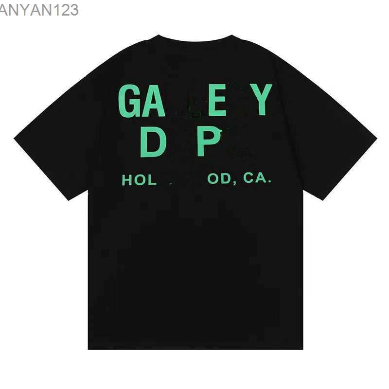 

Men' T-shirts Designer Galleryes Depts Shirt Alphabet Print Trendy Trend Basic Casual Fashion Loose Short T-shirt Half Sleeve Teesh54p, Apricot fh-6001