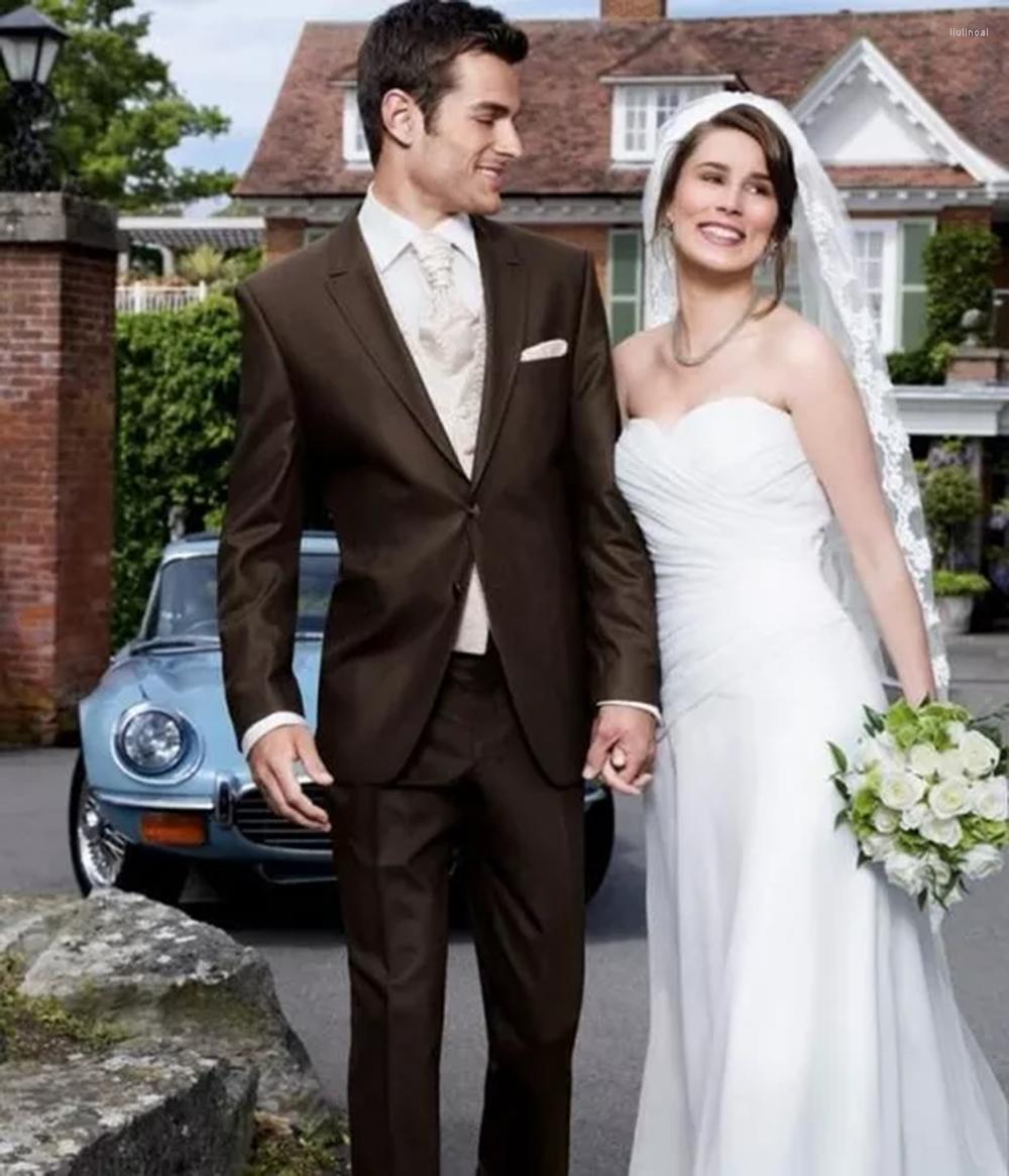 

Men's Suits 2023 High Quality Men's Magenta Bridegroom Tuxedos Morning Breeze Dress Wedding Prom Formal, Gray