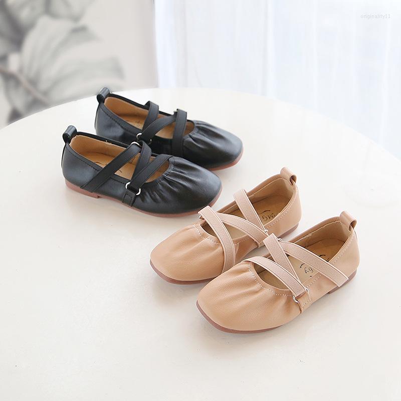 

Athletic Shoes Spring Autumn Kids Casual Shos For Girls Flat PU Leather Children Girl Dance Fashion Sweet Toddler Baby Princess Shoe, Pink