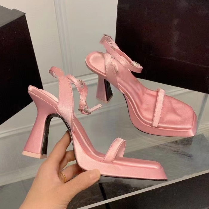 

designer sandal famous designer woman sandales summer sandale woman sandal designer shoe womens shoe designer heel woman heel white shoe size 35-40 wholesale, Pink