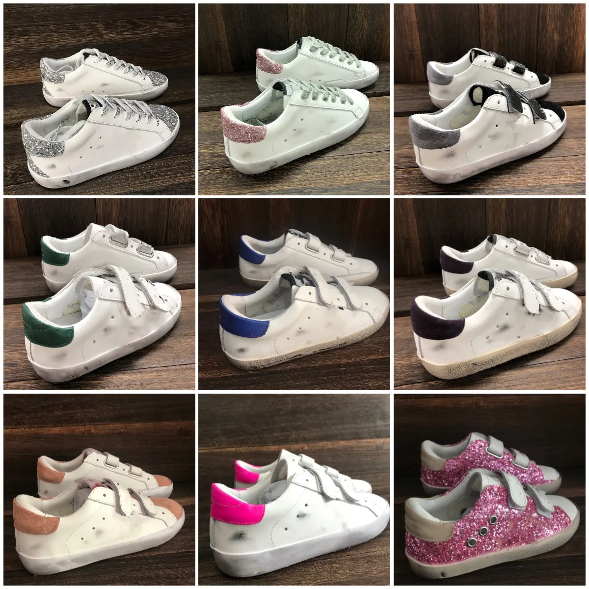 

Italy Brand Designers Goldens Gooses Sneakers Shoes Italy deluxe baby boy girl Sneakers Golden Super Ball Star Shoes Sequin Classic White Qw, Star 17 black suede star