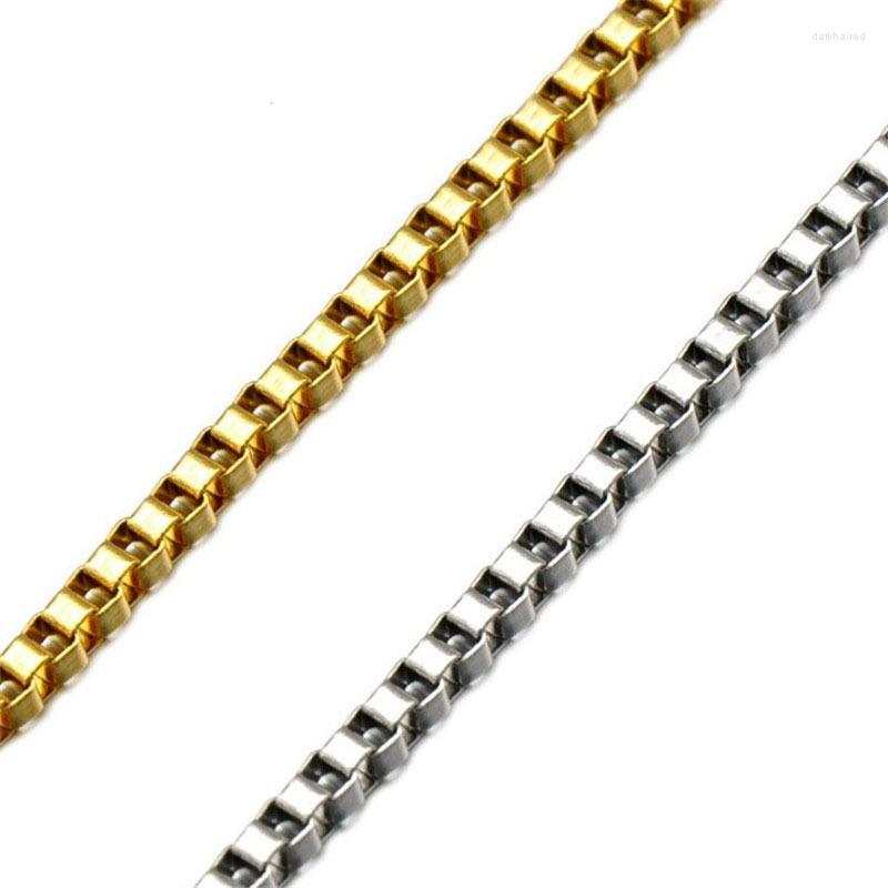 

Chains HIBODY Venetian Square Box Chain Electroplated Gold-plated Women's Clavicle Wholesale Collar