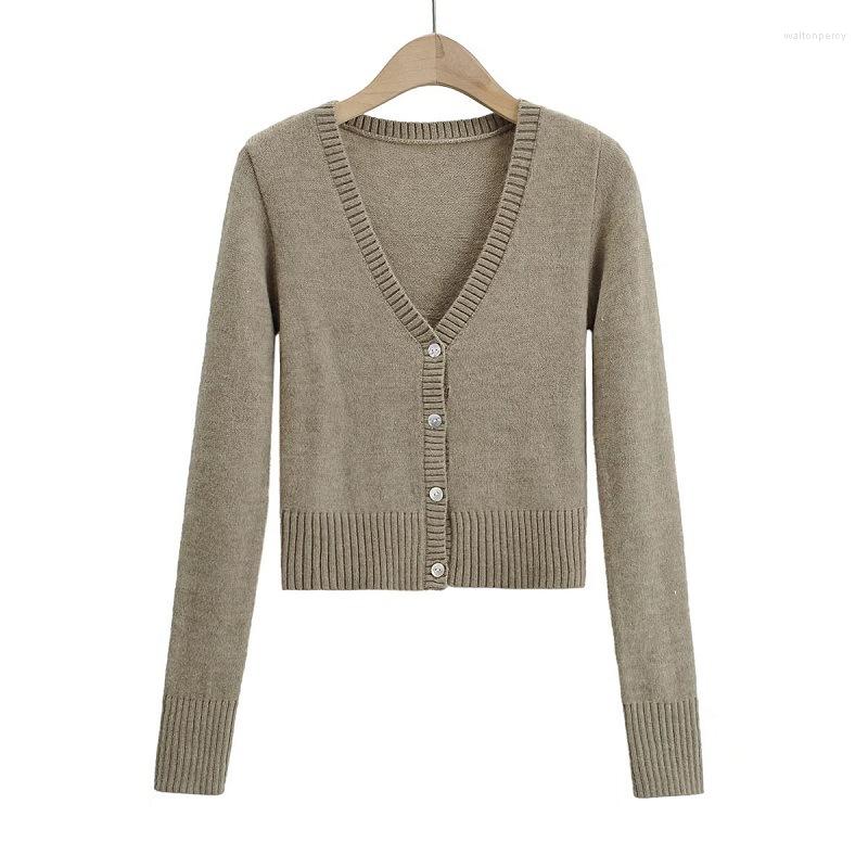 

Women' Knits Autumn Winter Pure Cotton Button Knit Coat Cardigan Sweater, 01