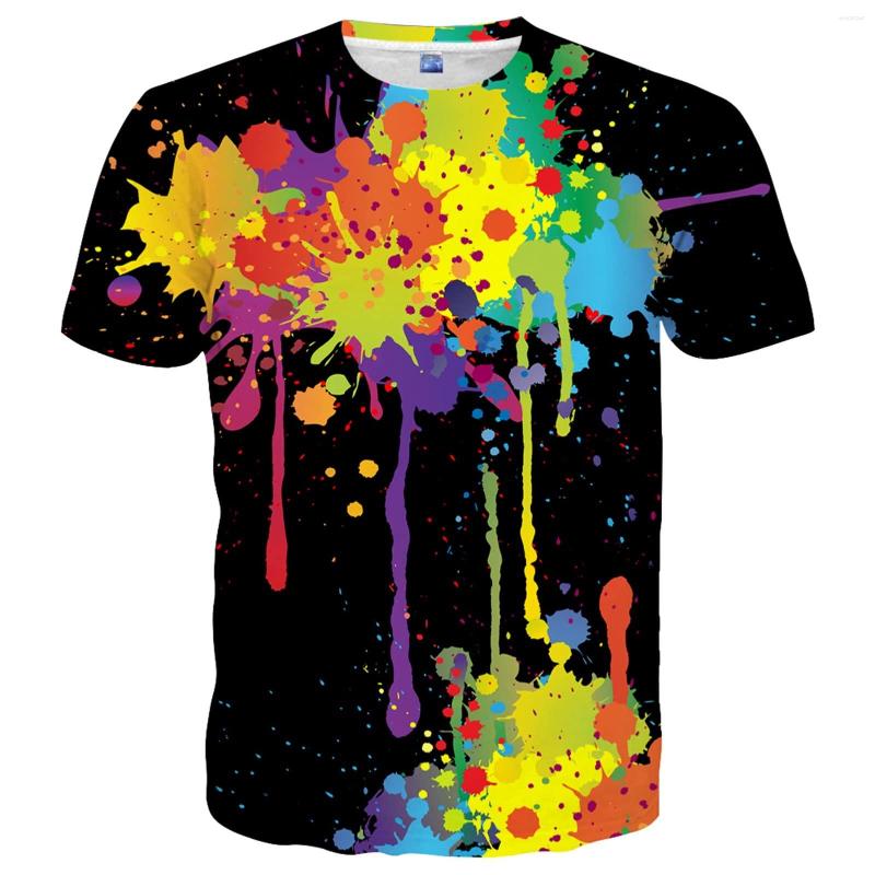 

Men's T Shirts Art Short Sleeve Handsome Men 2023 Graffiti Free Color3D Print Harajuku Casual Summer Unisex Shirt, Et0c2302010c