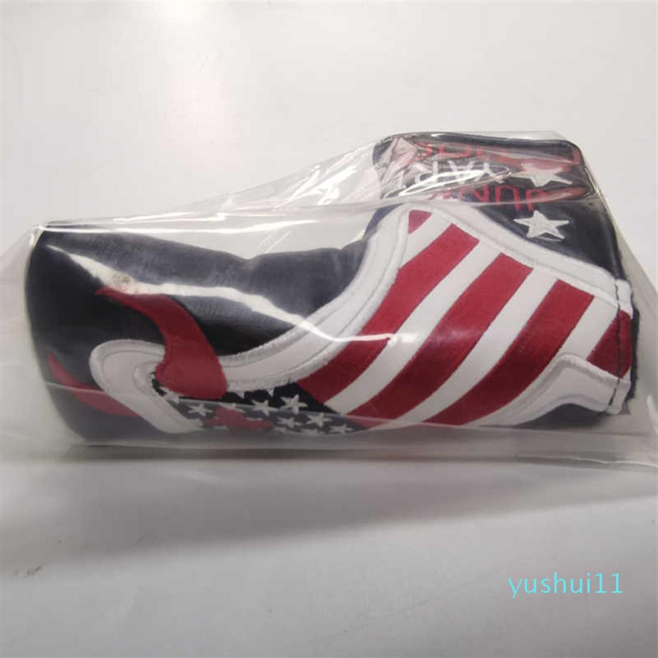 

Many Styles for Blade Club Head Cover High Quality Embroideried Golf Putter Headcover for Mallet257B