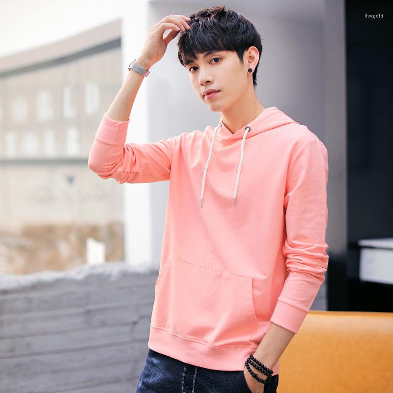 

Men's Hoodies Fashion Brand Spring Autumn Men And Women Casual Sweatshirts Solid Color Sweatshirt Tops, Black