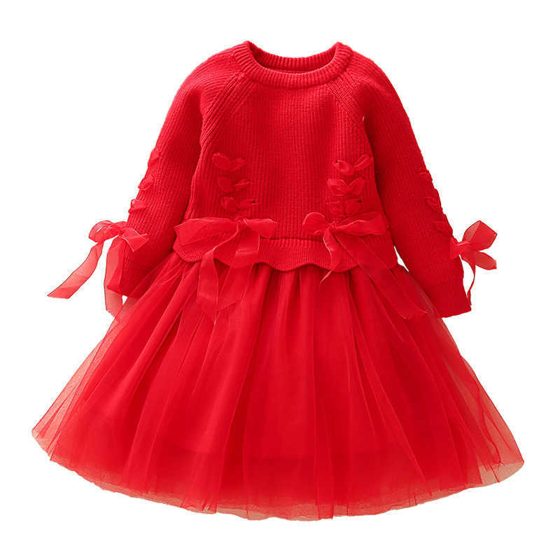

Girl's Dresses 2023 Summer Autumn New Kids Clothes Girls Clothing Lolita Korean Casual Dress Elegant Children Dresses Fairy Princess Sundress L230227, Red