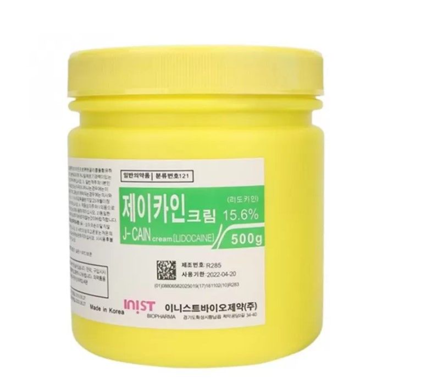 

CAIN 15.6% J-PRO J-Cain Painless Micro Beauty Items Lidocains Cream Skin Numbing 500g 50% 25.8% 29.9% 15.6% Topical for Eyebrow Tattoo Anesthetic
