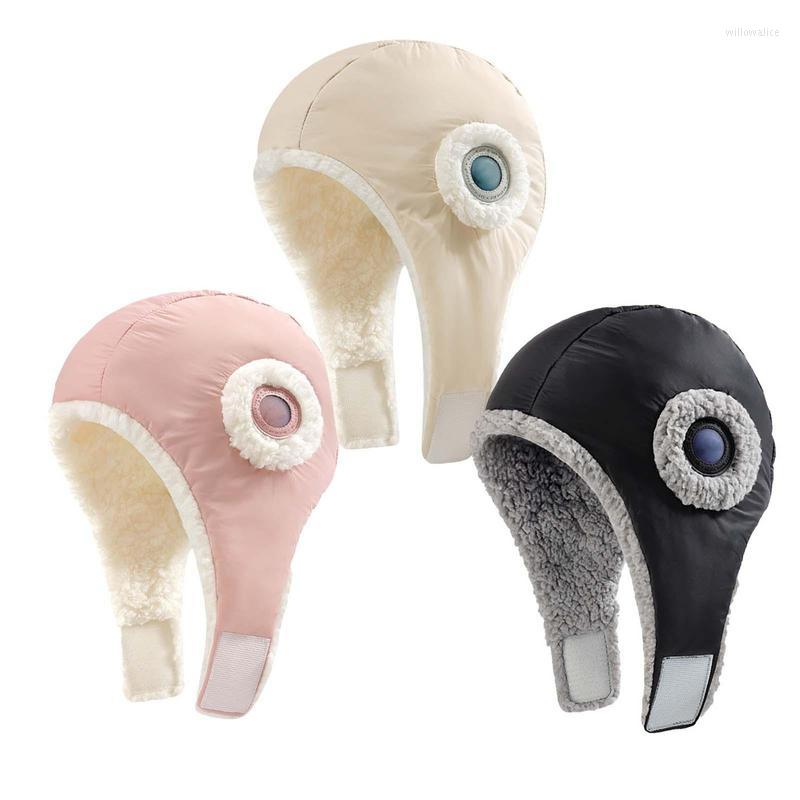 

Bandanas 2023 Warm Trapper Hats Windproof Women's Russian Ushanka Hat Elastic Light Caps With Earflap For Winter Skiing Camping